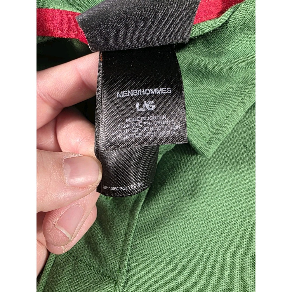 The North Face Vapor Wick Short Sleeve Polo‎ Shirt Men's Large Green - Picture 5 of 8